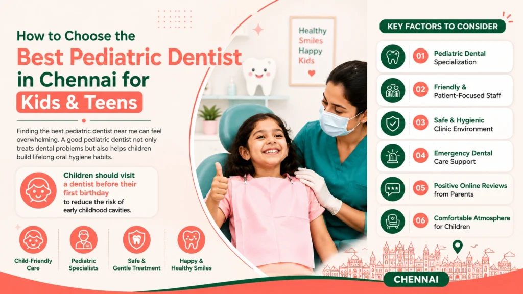 Best Pediatric Dentist Near Me: Complete Guide for Parents in Chennai How to Choose the Best Pediatric Dentist Near Me for Your Child