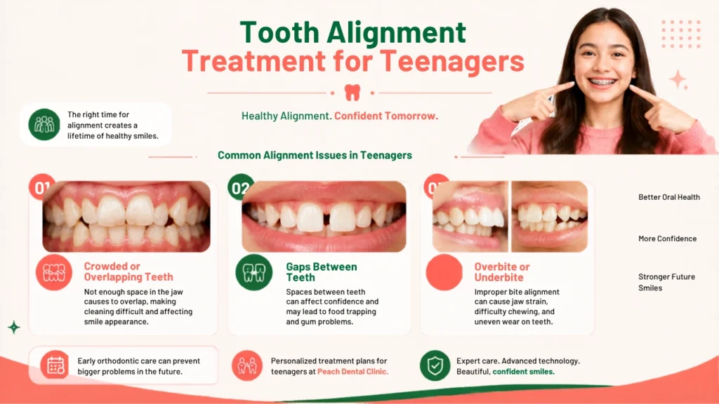 Best Tooth Alignment Treatments in Chennai for Teens & Adults Tooth Alignment Treatment for Teenagers Using Modern Orthodontic Solutions