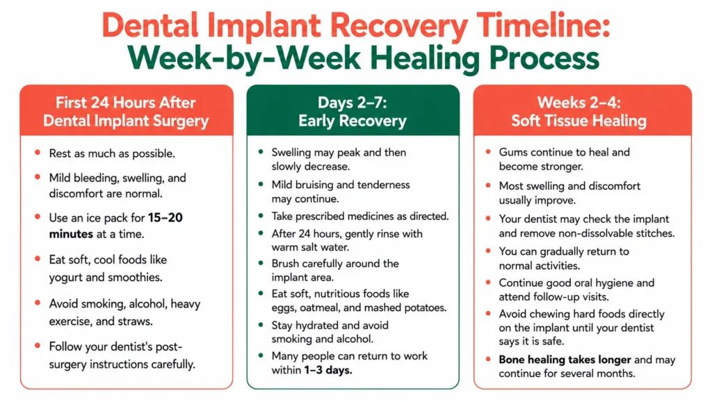 How Long Does It Take to Heal? A Complete Dental Implant Recovery Timeline peach dental blog 13 info 1