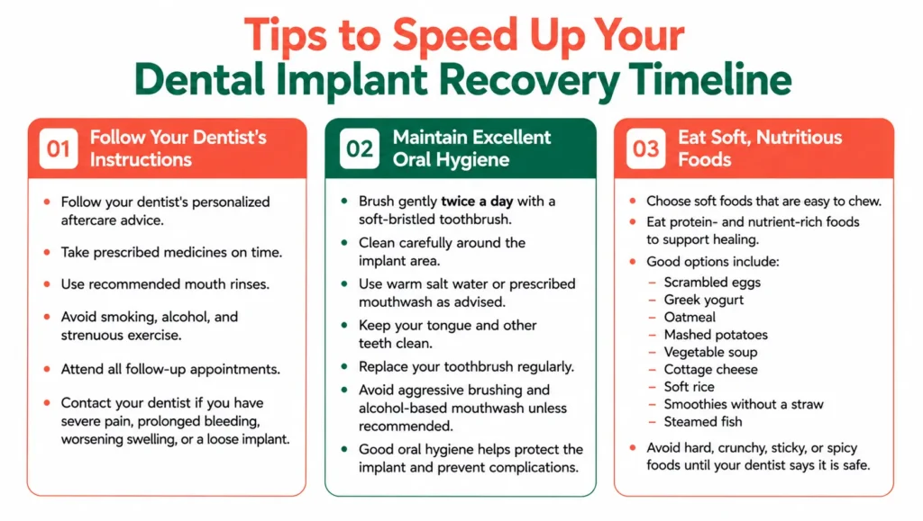 How Long Does It Take to Heal? A Complete Dental Implant Recovery Timeline peach dental blog 13 info 2